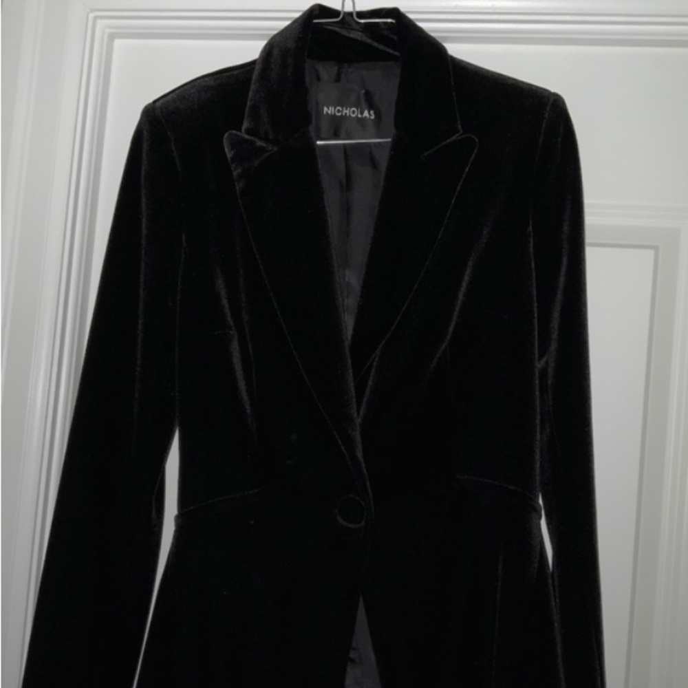 Nicholas Black Velvet Blazer